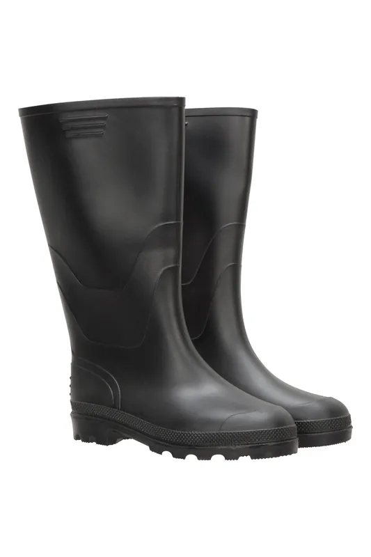 Wade Wellies Waterproof Breathable Lined Rain Boots - Mountain Warehouse