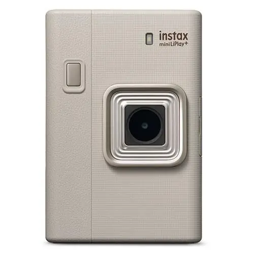 mini LiPlay+ Hybrid Instant Camera in Sand Beige - instax