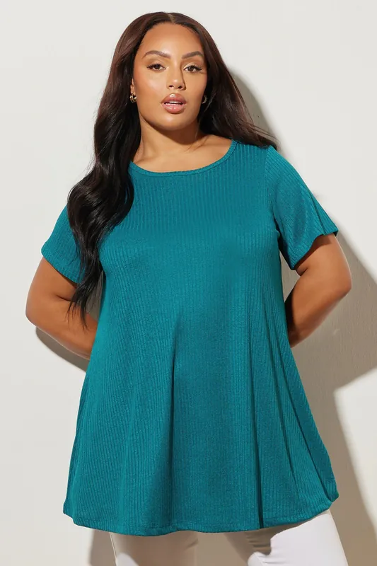 Ribbed Soft Touch T-Shirt