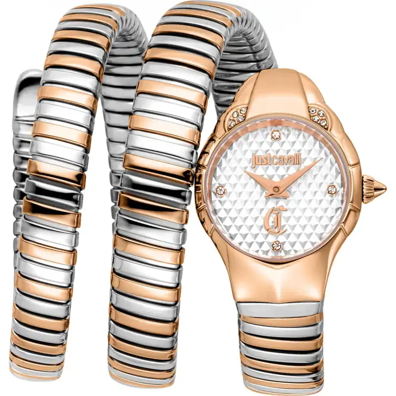 JC1L393M0055 Signature Snake 23mm Quartz Watch - Just Cavalli