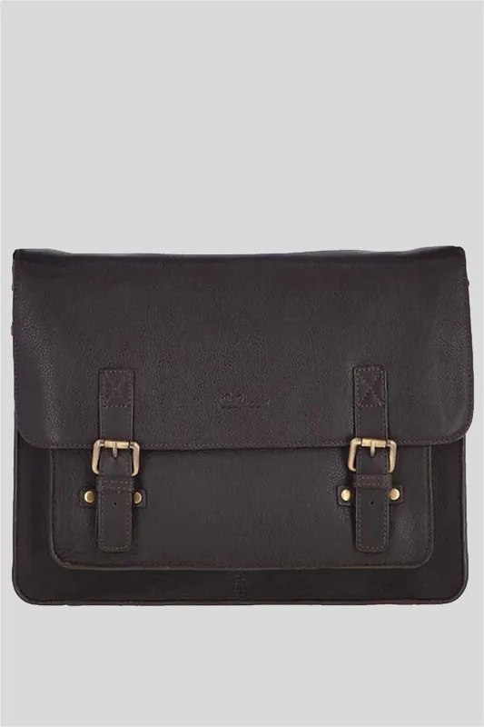 'Riccardo' Carry All Real Leather Messenger Bag - Ashwood Leather