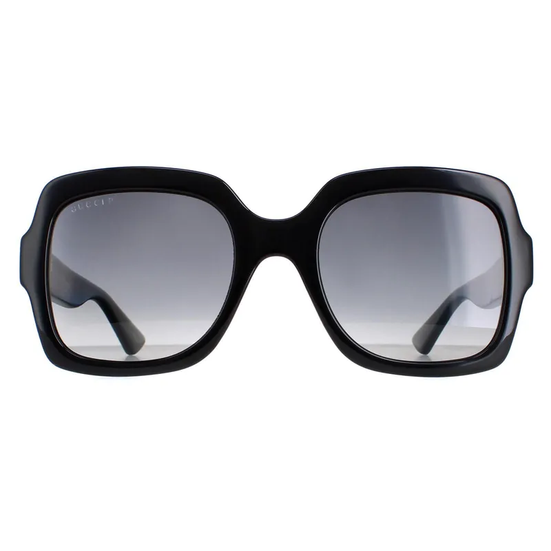 Square Black Grey Gradient Polarized GG1337S - Gucci
