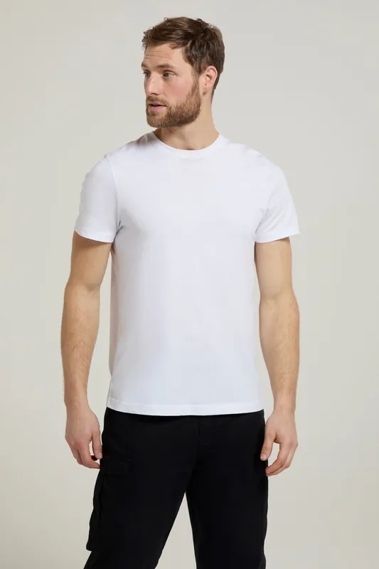 Flint' Lightweight Breathable Short Sleeve Crew Neck Cotton T-Shirt