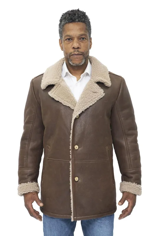 Classic Sheepskin Leather Jacket-Kimberley