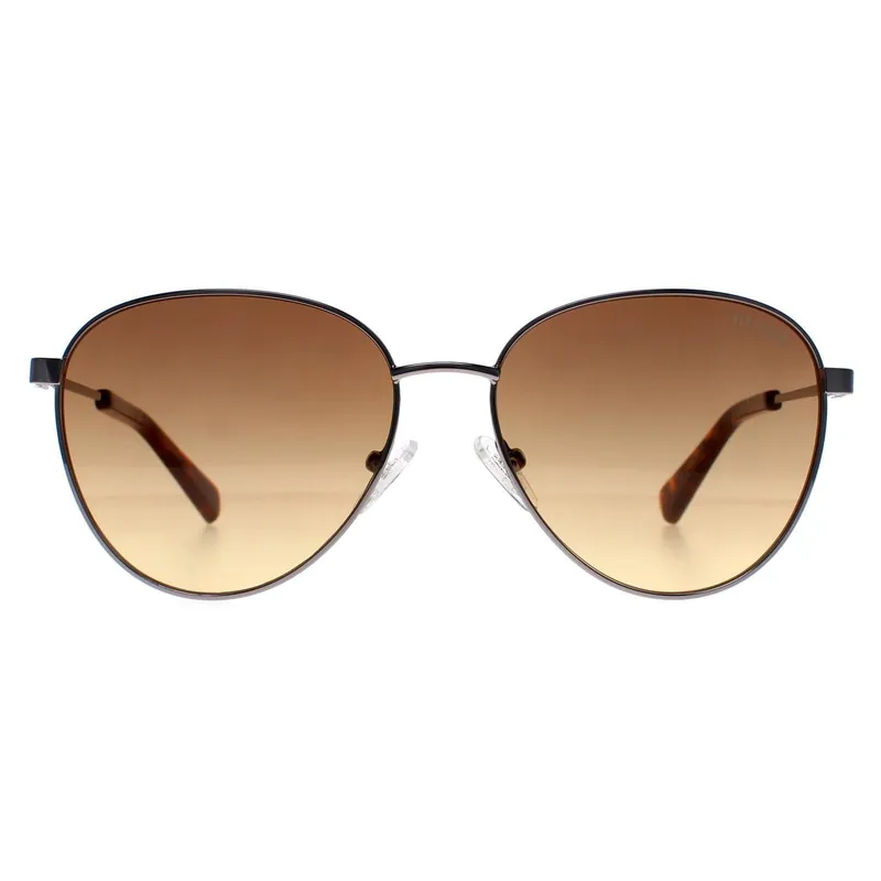Round Shiny Light Nickeltin Brown Gradient GU8257 - Guess