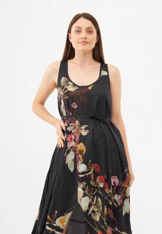 Floral Print Parachute Day Dress - Bolongaro Trevor
