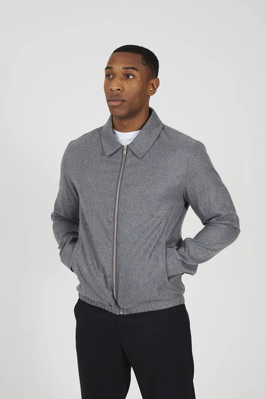 Harrington Style Zip Through Jacket - Brave Soul