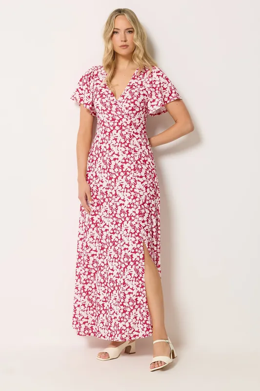 Tall Floral Wrap Maxi Dress - Long Tall Sally