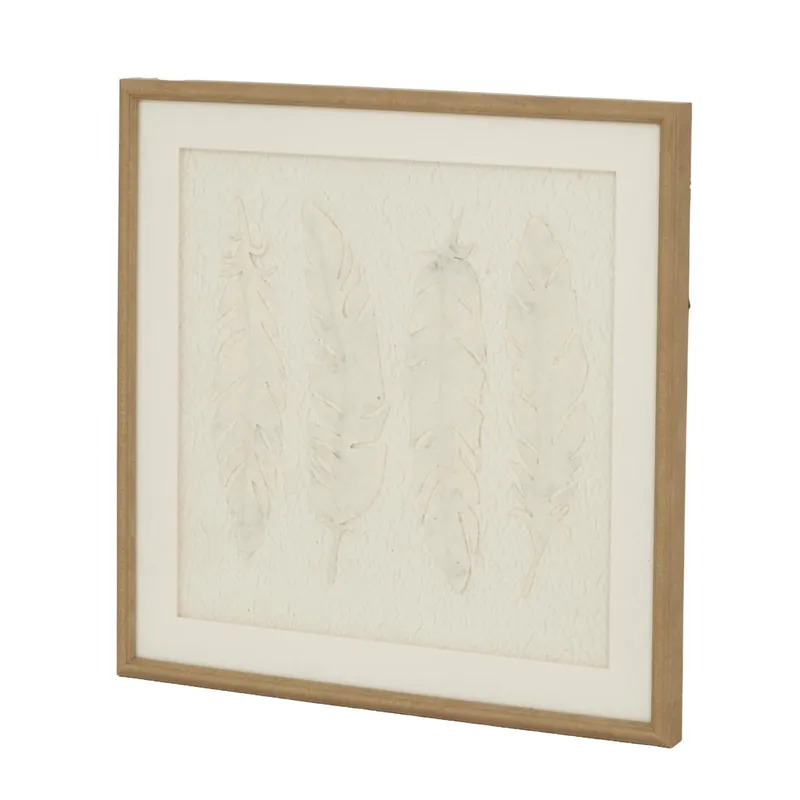 Alta Feathers Framed Art Print - Hill Interiors