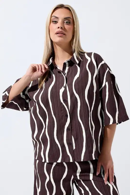 Printed Boxy Shirt - Yours
