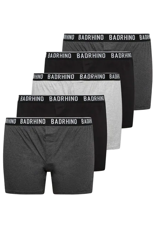 5 Pack Loose Fit Boxers - BadRhino