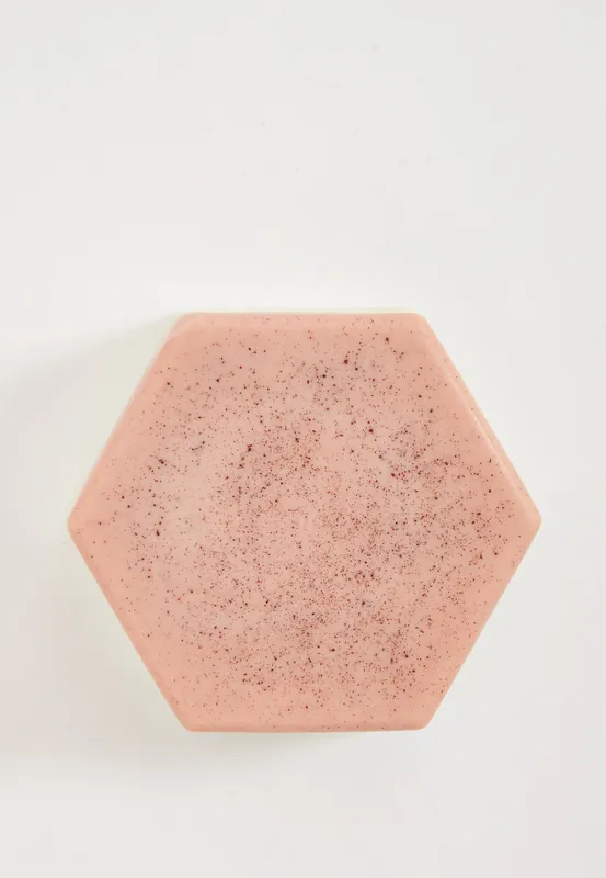 Rose Clay Hexagonal Handmade Soap - Liquorish