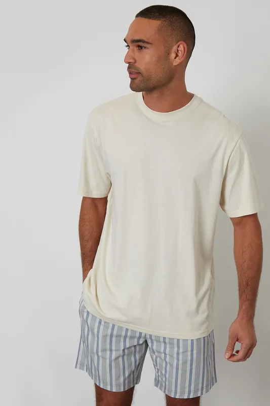 Stripe Relaxed Fit Short Pyjama - Threadbare