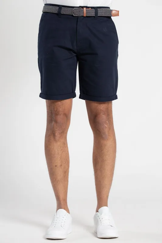 Cotton Belted Chino Shorts - Tokyo Laundry