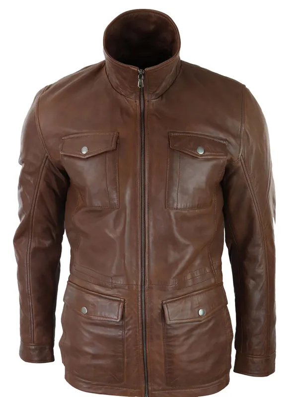3/4 Safari Hunting Coat - TruClothing