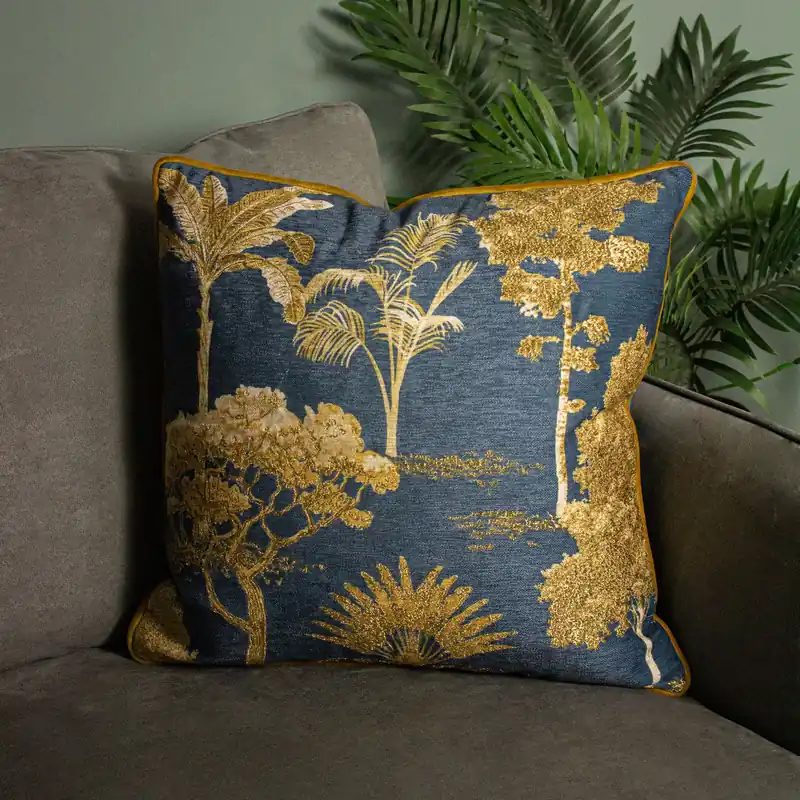 Arboretum World Trees Embroidered Cushion - Paoletti