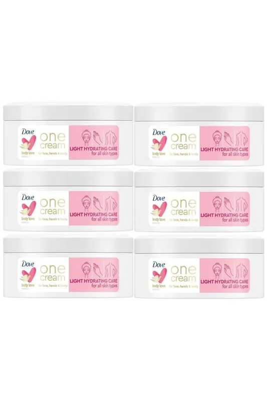 Light Hydrating 'Cream' for All Skin 250ml,6pk - Dove