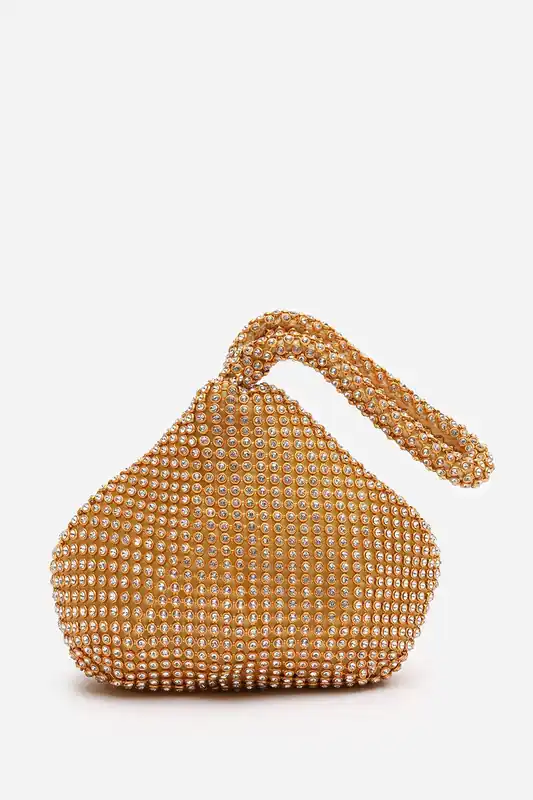 'Diamante' Mini Chainmail Pouch Bag - Where's That From