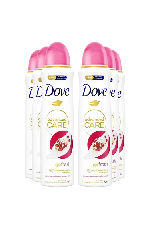 'Antiperspirant' Advanced Pomegranate & Lemon for Women, 6x 150ml - Dove