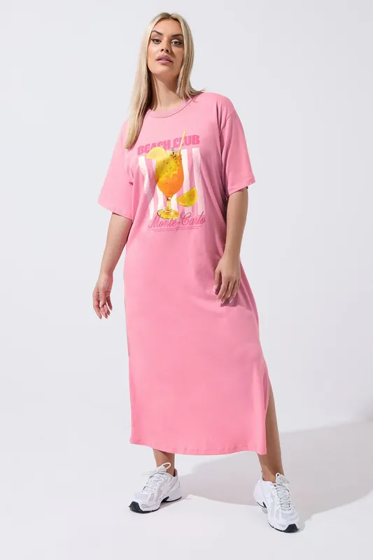Slogan Maxi Dress - Yours
