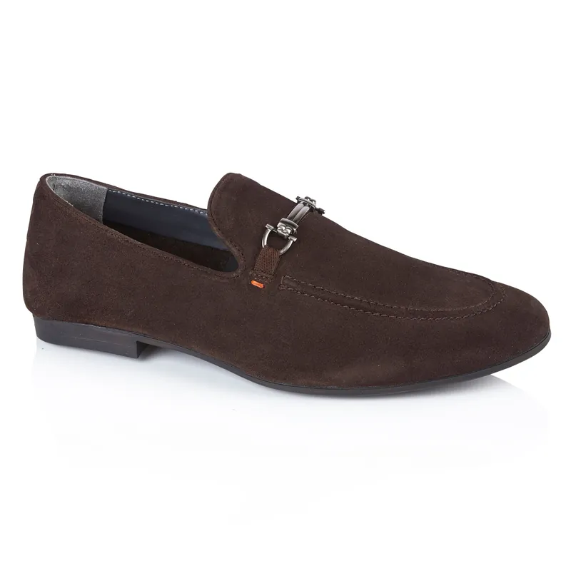 Tottenham Suede Trim Loafer - Silver Street London