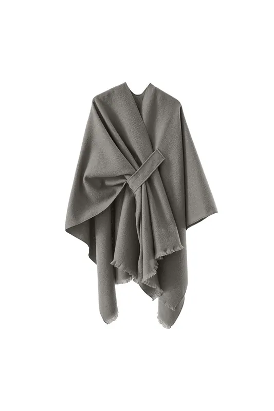 Oversized Plain Shawl Wrap - MODISHION