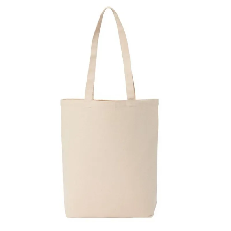 Premium Canvas Flat Base Shopper - Nutshell