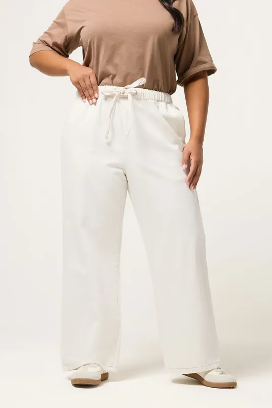 Pull On Wide Leg Jeans - Yours