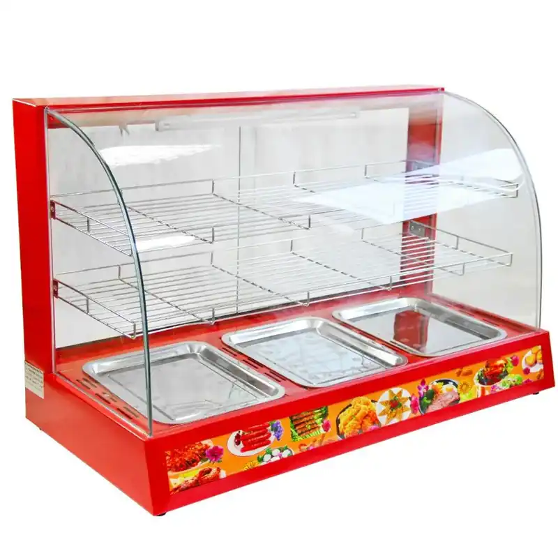 90cm Wide Glass Food Warmer - Kukoo