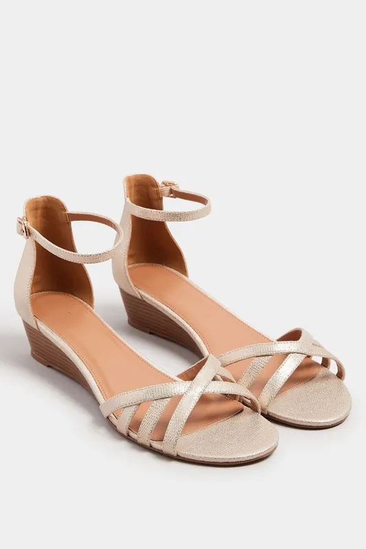 Heel Wedge Sandals - Long Tall Sally