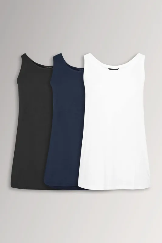 3 Pack Core Vest Tops - Yours