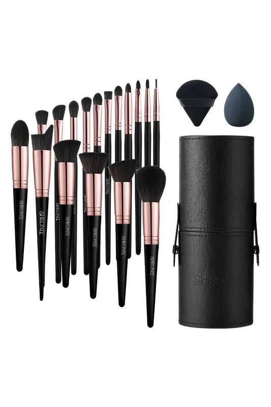 18 Pcs Professional Makeup Brush Set For Gift with Makeup Tool - SHEONLY