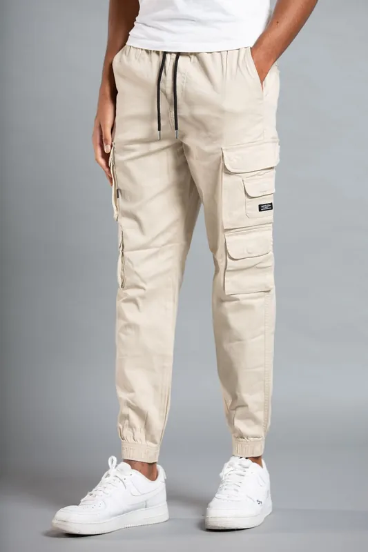 Belted Cotton Cargo Trousers - Tokyo Laundry