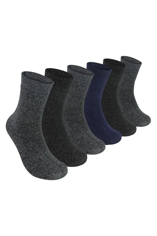 6 Pack Value Boot Socks | Outdoor Warm Hiking Socks - Sock Snob