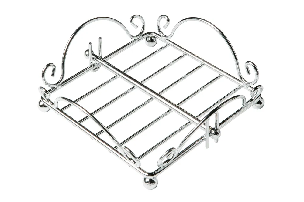 Helix Chrome Wire Napkin Holder - Orsina
