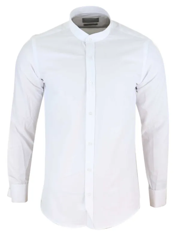 Classic Nehru Collar Button Shirt - TruClothing