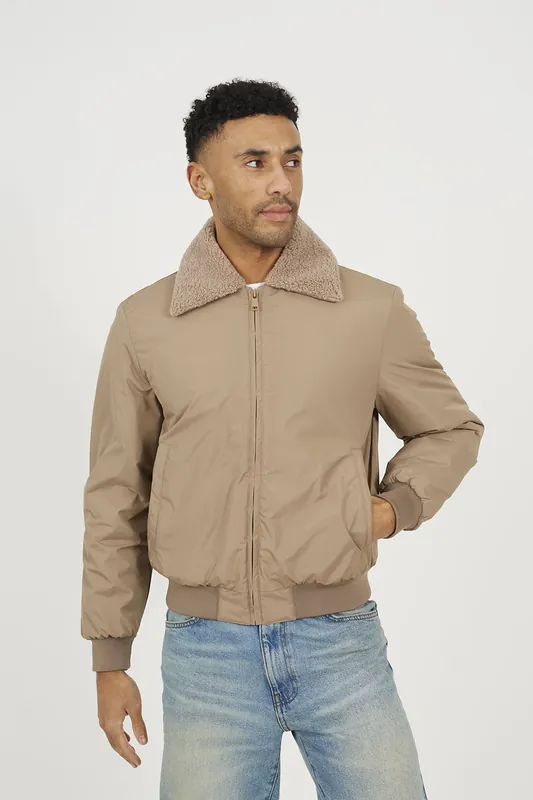 Harrington Jacket with Borg Collar - Brave Soul