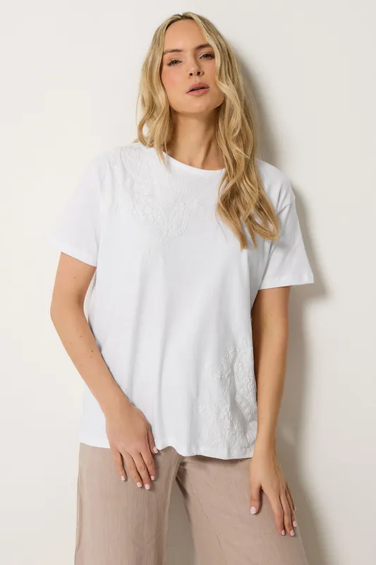 Tall Paisley Cotton T-Shirt