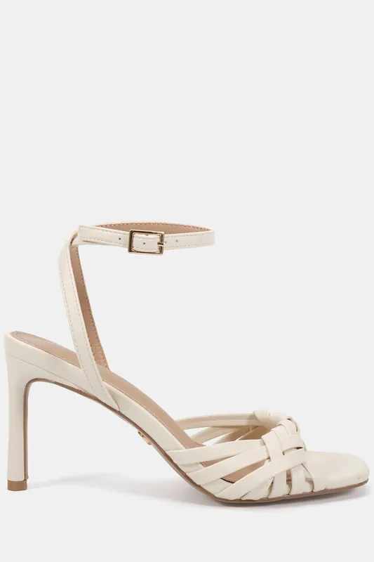 Wide Fit Lily Strappy Two Part Mid Heel Sandal - Novo
