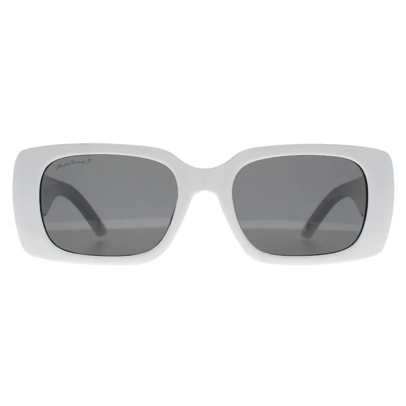 Rectangle Shiny White Smoke Polarized MP194 - montana
