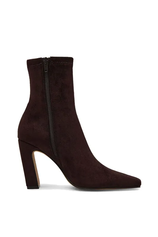 Vinka Boot Brown' Fabric Boots - STEVE MADDEN