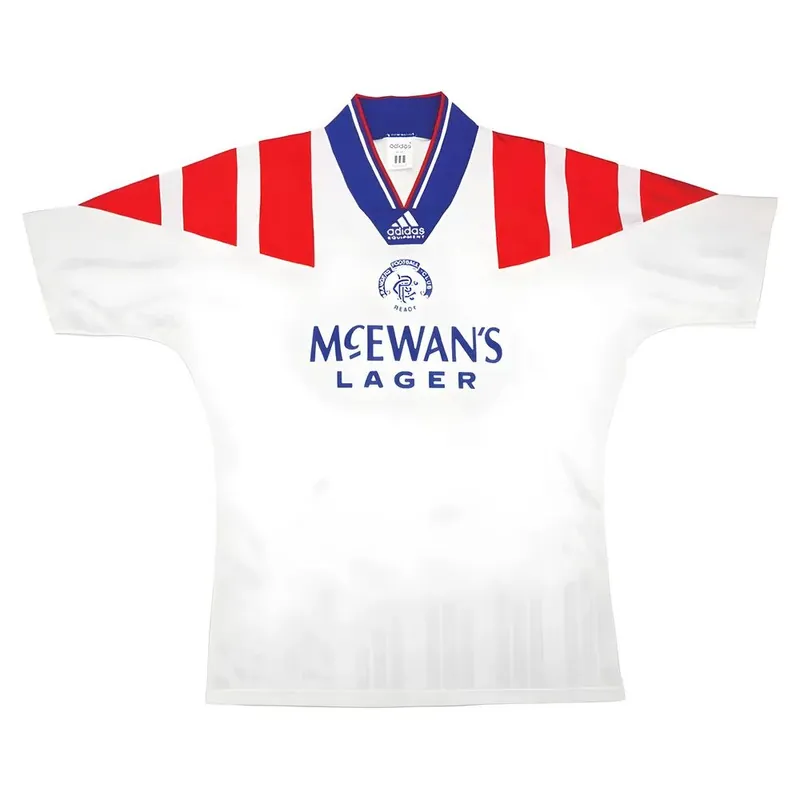 Preloved Mens 1992 93 Away Shirt Very Good - Rangers FC