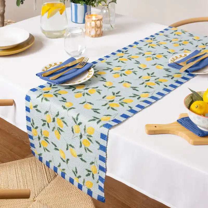 Lemons Indoor/Outdoor Table Runner - Furn