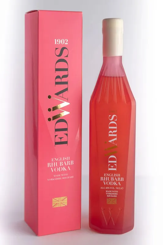 Edwards 1902 English Rhubarb Vodka Gift Box - Edwards Vodka