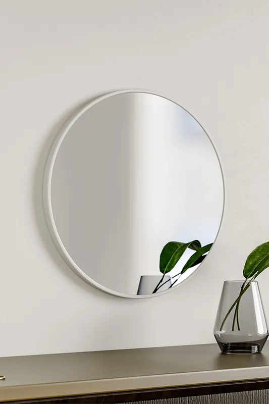 40CM Nordic Round Wall Mirror - Living and Home