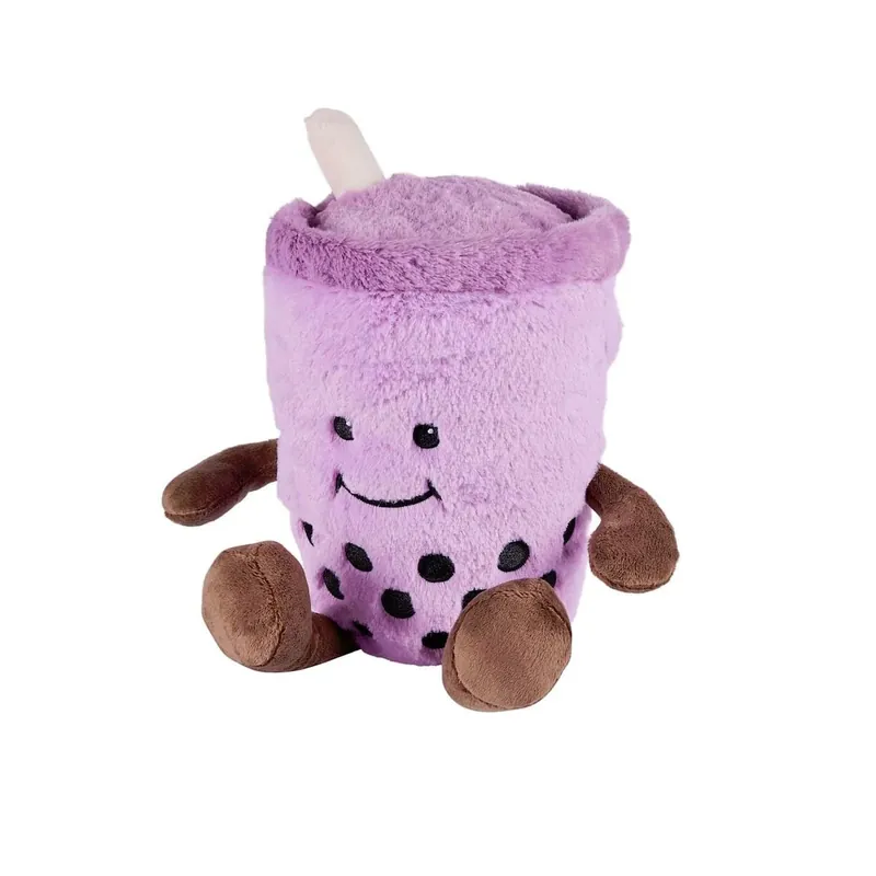 Large Microwaveable Plush Boba Tea Purple - Warmies