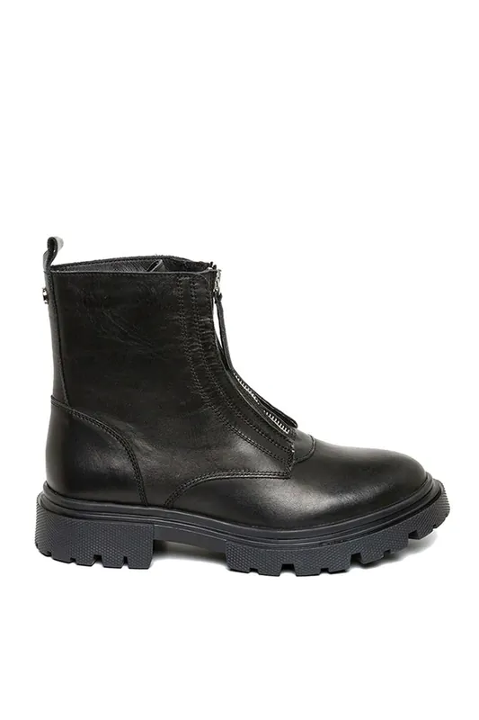 Rilana Ankle Boot Black' Leather Boots - STEVE MADDEN