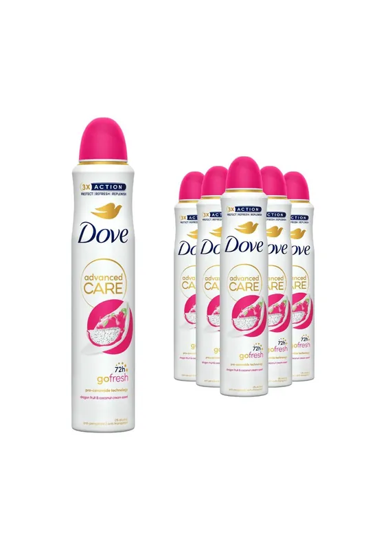 'Anti-Perspirant Deodorant' Go Fresh with 72H Protection 200ml, 6 Pack