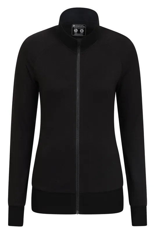 Quick Wick Lightweight High Neck Full-Zip Bamboo Rich Midlayer Jacket