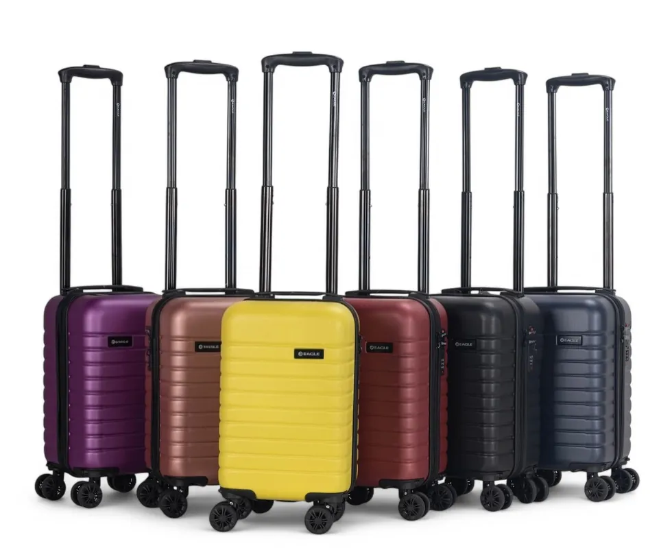 ABS Hardshell Underseat Cabin Suitcase 45 x 25 x 20 cm Luggage Suitable for Rynair - Infinity Leather